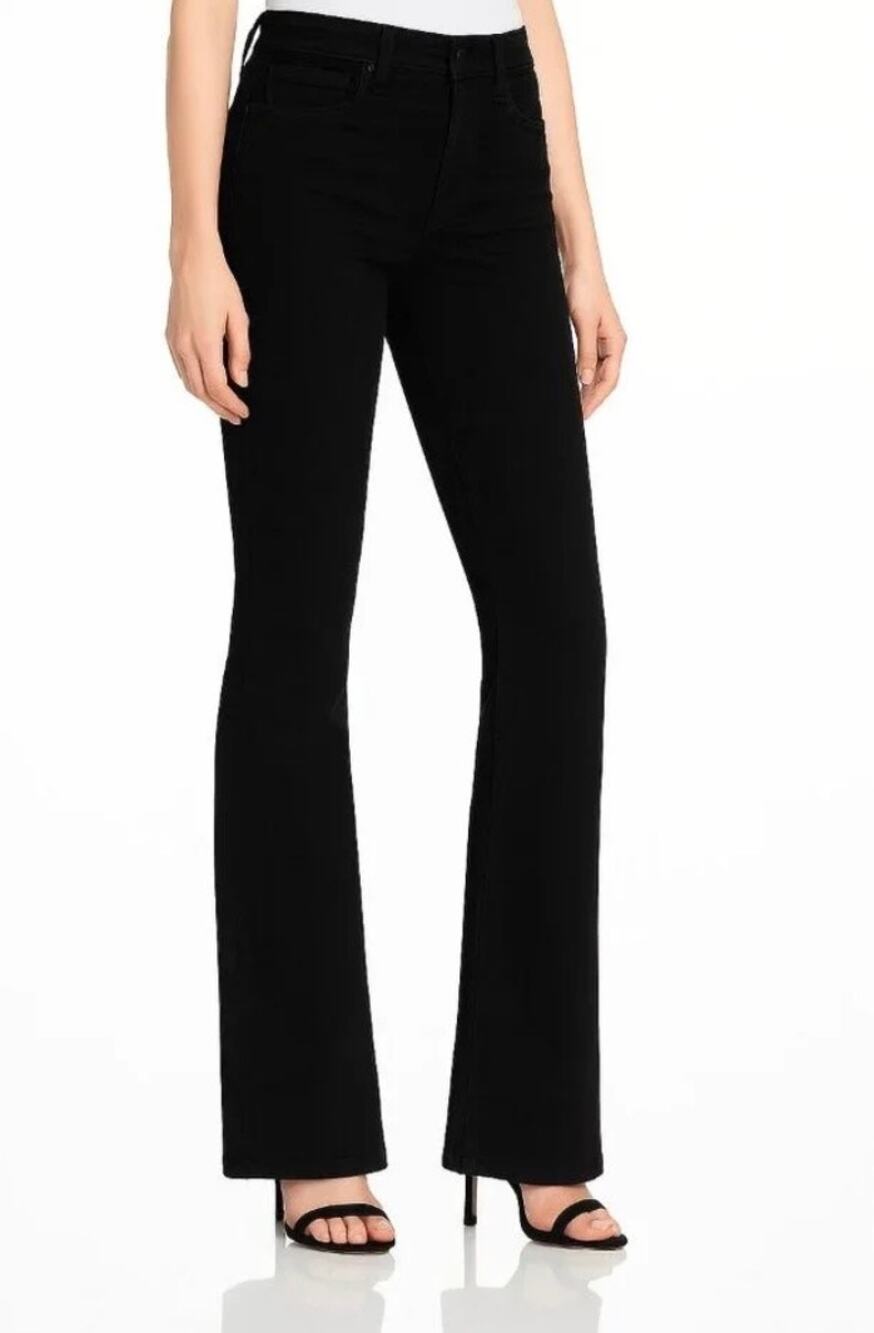 J Brand Black Velvet Flare Jeans – Size 25